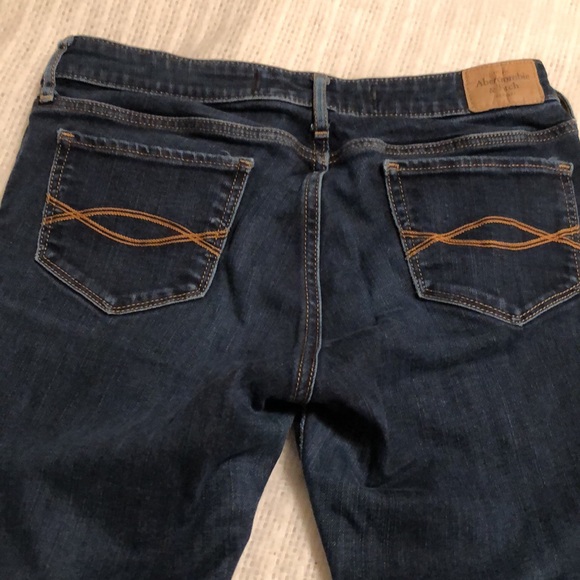 Abercrombie & Fitch jeans. Minimal stretch straight leg. Like new - Picture 6 of 7